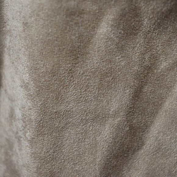 Liz Claiborne Tan Trousers  Relaxed Fit Wide Leg Michaela Faux Suede Pants  12 - Picture 9 of 13